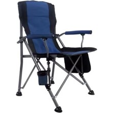 MarkEntegra Katlanır Profesyonel Kamp Sandalyesi - Mavi