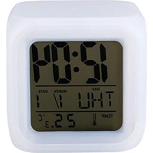 MarkEntegra Renk Değiştiren Dijital Küp Masa Saati