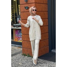 Venöve Juni Pantolonlu Takım 26FWHRK0007 Ekru