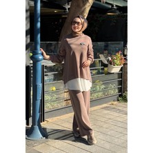 Heddy & Nurcan Çetin Nurcan Çetin Pantolonlu Takım 26471 Vizon