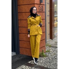 Omelya Ceketli Takım OE26KZ1038 Hardal