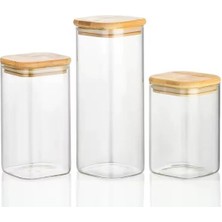 MarkEntegra Hava Geçirmez 2'li Mini Borosilikat Cam Saklama Kabı Seti