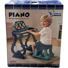 Birlik Toys URT034-002 Ayaklı 49 Tuş Piano Org - Lacivert
