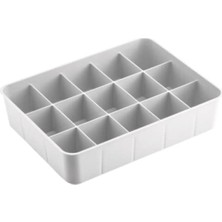 MarkEntegra 15 Bölmeli Çekmece Düzenleyici - Plastik Organizer (Beyaz)