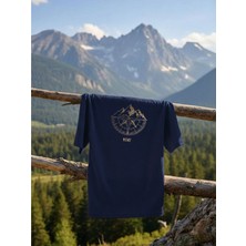 North Whiskers Nw Gold Dağ Temalı Outdoor Tişört