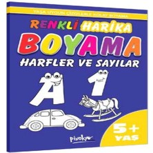 Afrodit AVM Renkli Harika Boyama Harfler ve Sayılar (5+Yaş)