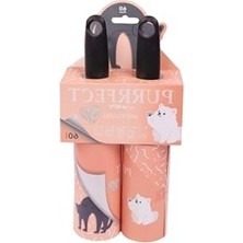 MarkEntegra Tüy Toplama Rulosu, 2X60 Yaprak, Pembe