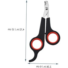 MarkEntegra Güvenli Tırnak Makası, Paslanmaz Bıçak, Kaymaz Sap