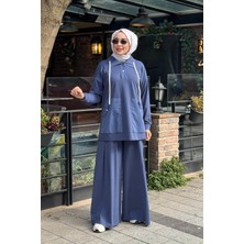 FUAT GÜRSEN Fuat Gürşen Pantolonlu Takım 26Y-5302 Indigo