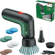 MarkEntegra Akülü Elektrikli Temizleme Fırçası - 3.6 Ah Dahili Akü, 4 Temizleme Aparatı