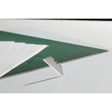 MarkEntegra 100 Adet Deliksiz Trapez Bıçak Seti - Sert Malzemeler Için