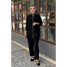 Venöve Aida Pantolonlu Takım 26FWCEK0001 Siyah