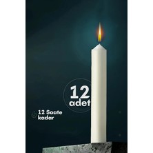 Creatividad Solutions Klasik Mum 12 Adet - Kokusuz Mum 721864