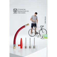 Creatividad Solutions 5’li Şişirme Seti: Futbol, Bisiklet ve Deniz Ekipmanları Için Master Adaptör Kiti 722742