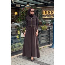 Miss Dalida Elbise T26Y-4032 Kahverengi