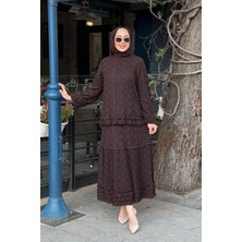 Heddy & Nurcan Çetin Nurcan Çetin Etekli Takım 26425 Kahve