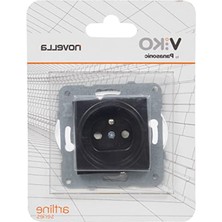 MarkEntegra Çocuk Korumalı Siyah Ups Priz