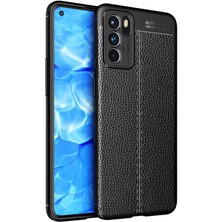 Ceponya Oppo Reno 6 4g Kılıf Deri Desenli Kamera Korumalı Silikon