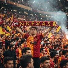 Direkstoktan Galatasaray N.k.f.v.a.s Atkısı / Galatasaray Cimbom Nkfvas Taraftar Atkısı