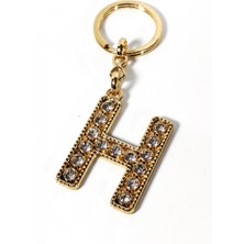 Moncuk Design Taşlı “h” Harfi Metal Anahtarlık – Şık ve Kişisel Tasarım