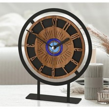 MarkEntegra Dekoratif Desenli Masa Saati - Şık Tasarım