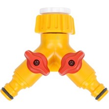 MarkEntegra Ikili Vanalı Musluk Bağlantısı - Çift Çıkışlı Dağıtıcı Adaptör