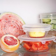 MarkEntegra 6'lı Silikon Streç Kapak Seti - Bpa Içermez