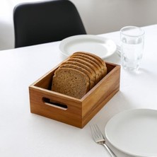 MarkEntegra Ahşap Ekmeklik, Doğal Akasya Ağacından Üretilmiş