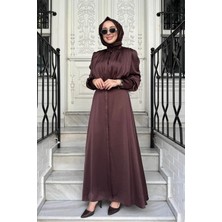 Venöve Perla Elbise  26FWELB0004 Kahve