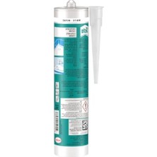 MarkEntegra Sıhhi Tesisat Için Su Geçirmez Küf Önleyici Silikon 280 ml