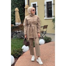 Venöve Galvin Pantolonlu Takım 26FWCEK0008 Bej