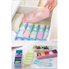 Su Yeşili 4'lü Çekmece Içi Düzenleyici Organizer, Pratik ve Şık Sıralama