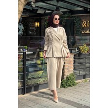 Moor Pantolonlu Takım 26S4062 Taş