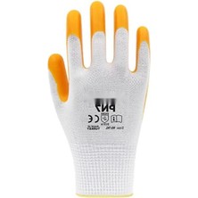 MarkEntegra Yeniden Kullanılabilir Kauçuk Iş Eldiveni - 12 Çift, 10 Beden