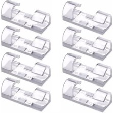 MarkEntegra 20 Adet Yapışkanlı Kablo Düzenleyici Klips Seti