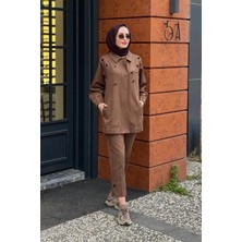 Moor Pantolonlu Takım 26S4063 Kahve