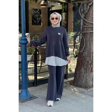 Heddy & Nurcan Çetin Nurcan Çetin Pantolonlu Takım 26471 Lacivert