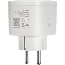 MarkEntegra Akıllı Wifi Priz - 16A Akım Korumalı ve Enerji Izleme
