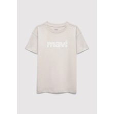 Mavi Mavi Baskılı Gri Tişört 6610444-90782