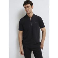 Mavi Mavi Black Fermuarlı Siyah Polo Tişört 0613137-900