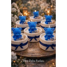 Minaşk Candle Little Blue Bear Doğal Soya Mum / Kokulu
