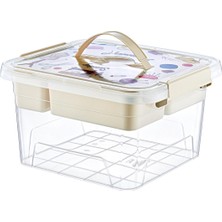 Pratik Dikiş ve Hobi Eşyası 6 L Eco Kutusu, Organize ve Kullanışlı