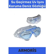 Armoris Yeni Nesil Ayarlanır Kayış Su Geçirmez Uv Işını Koruma Buğu Yapmaz Antifog Kutulu Deniz Gözlüğü