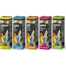 MarkEntegra Kuşlar Için 5'li Vitamin Seti