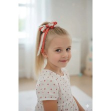 Nati Co Çift Renkli Fiyonklu Saç Lastiği – Zarif ve Şık Tasarım ( 1 Adet )