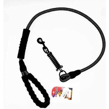 MarkEntegra Reflektörlü Köpek Uzatma Tasması 14MM x 120CM - Siyah