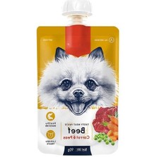 MarkEntegra Taze Sığır Etli Havuçlu Köpek Et Ezmesi, 90GR