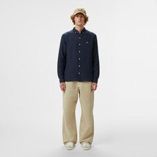 Lacoste Erkek Regular Fit Düğmeli Yaka Keten Gömlek