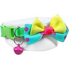 MarkEntegra Ayarlanabilir Zilli Kumaş Kedi ve Köpek Tasması