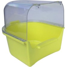 MarkEntegra Şeffaf Üst Kısım ve Renkli Alt Kısım ile Kuş Banyosu